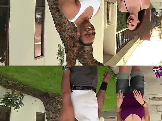 Breasty Gianna Michaels Gulps Huge Ebony Shlong