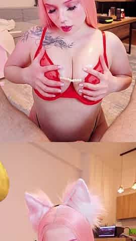 Tittyfuck Horny Babe, Cum on Tits, Oiled Boobs