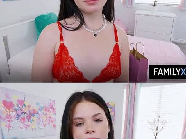 Concupiscent Stepdaughter Proves Her Gratitude By Riding On Stepdad's Large Ramrod