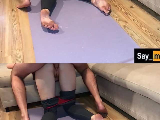 mother I'd like to fuck in leggins was banged in butt after workout