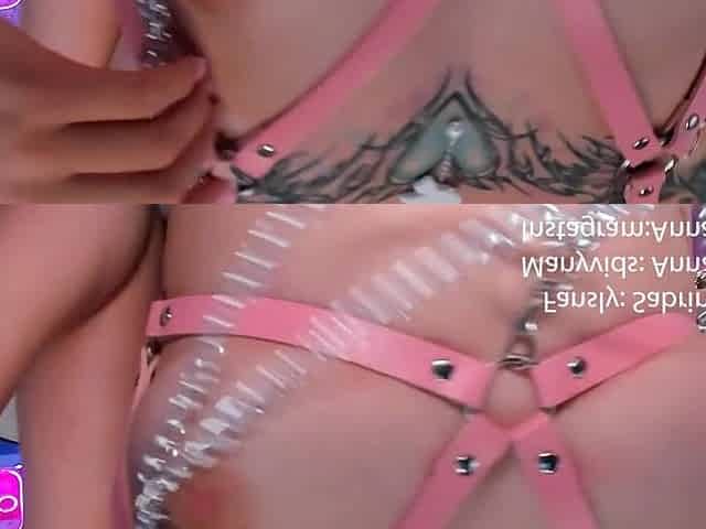 Tits Out with My Chain Bra