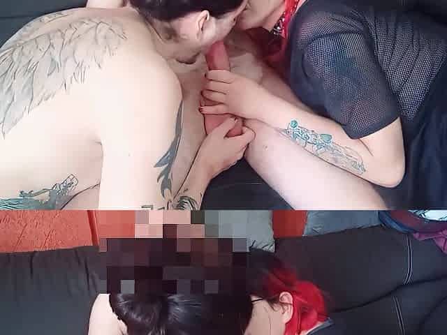 Hot Threesome With Big Dick Fan
