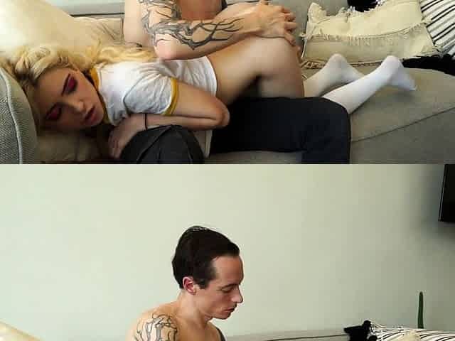 Amateur Blonde Ass Creampied