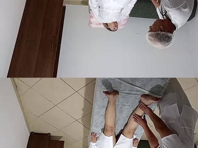 The Doctor Takes Advantage of the Patient's Innocence and Fills Her Ass