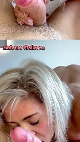 Busty South African MILF Sucks Dick Passionately
