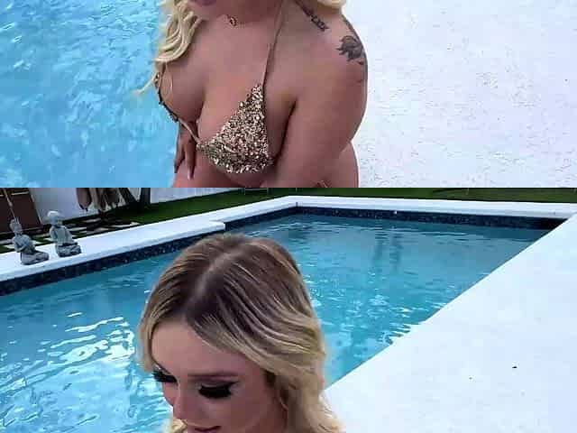 PAWG Kali Roses Comes Over For Some Dick and a Dip in