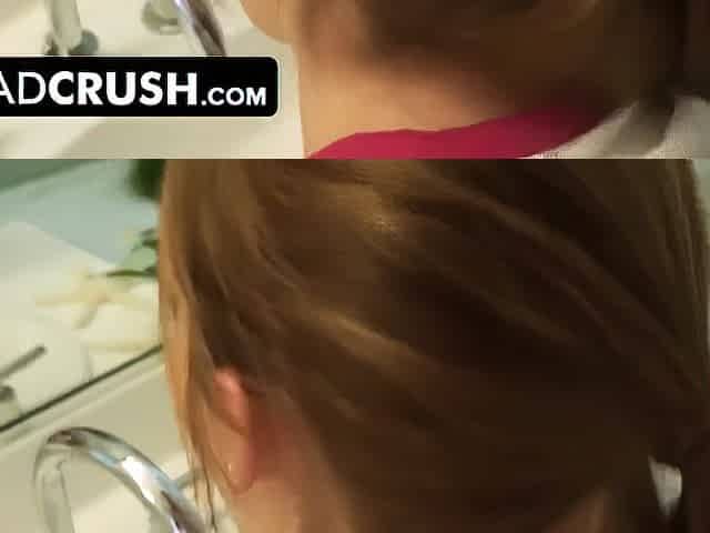 Petite Redhead Stepdaughter Got Her Bushy Pussy Fucked By Stepfather