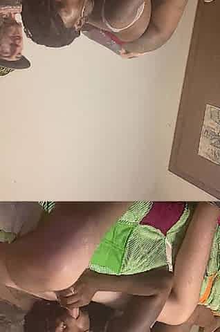 large booty black step mommy deepthroats his large penis