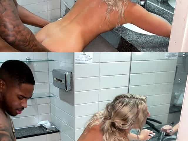 Blonde beauty fucked hardcore in the forest