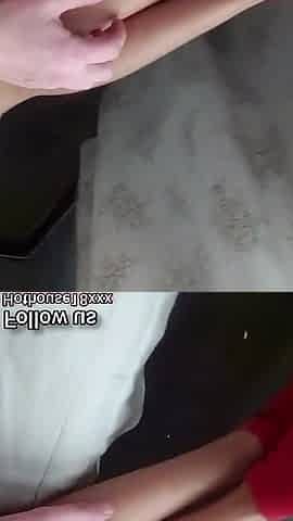 Petite Stepdaughter in Red Socks Shows Small Ass to Daddy ( Footjob & Pussy Play )