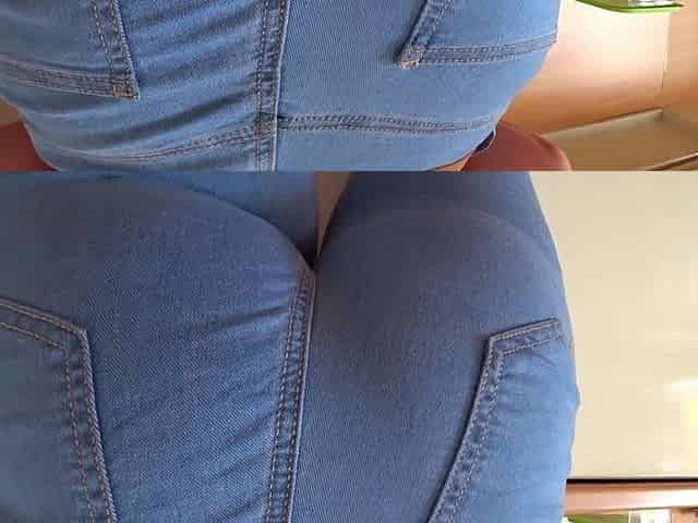Beauty with a Big Ass Passionately Fucks with a Guy and Gets Sperm on Her Pussy