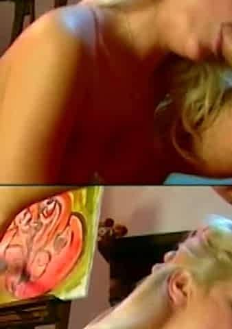 3-way Sex Between Him, the Model, and the Painter