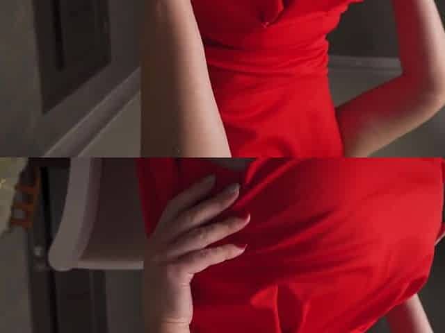 Upskirt Showing Off Butt Fetish In Short Costume