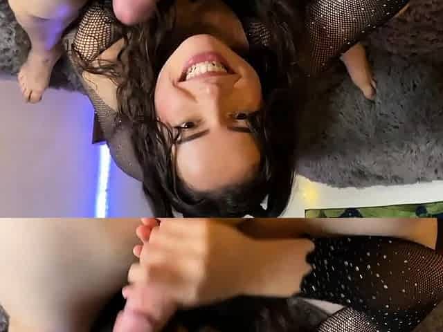 Stella Violet Fucked Hard And Got a Big Facial
