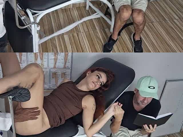 Betrayal during a gynecological exam...the doctor couldn't resist the married woman's twat.