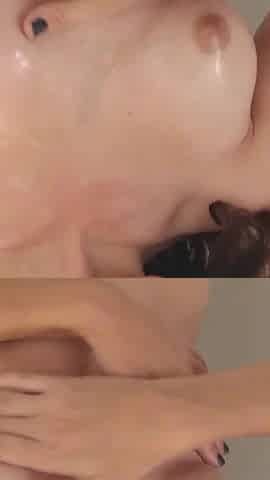 Rubbing Oil on My Tits, Abs, Pussy & Ass