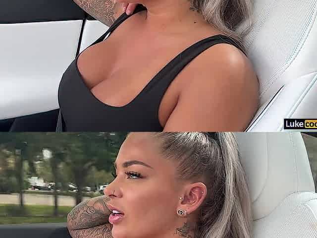 Giving The Sexy Cutie A Ride Home - Large Boobs and Booty Hayley Davies - Luke Cooper