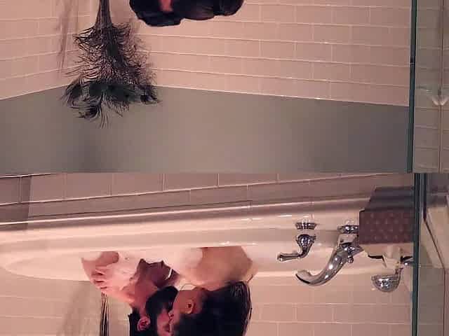 Nasty Teen Gets Banged In Parents' Baths
