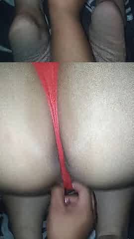 Gorgeous Latin babe mother I'd like to fuck Screwing with Red Underware