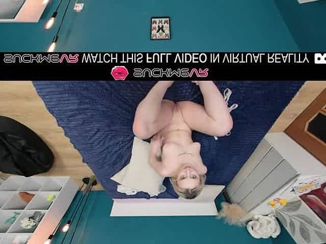 Blond sexy angel Molly Enchanting having pleasure with a hard jock,in VR.