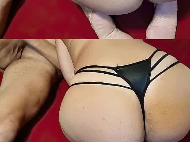 Unbelievable plump booty of my pawg wife riding so sexy
