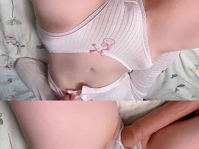 just don't permeate! Highly Creamy Teen Masturbation