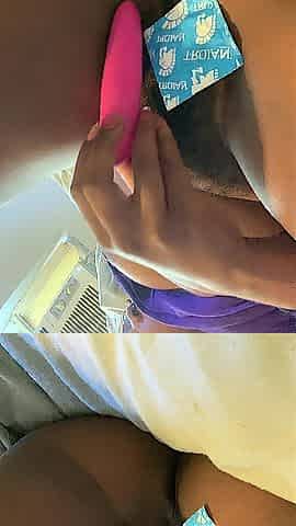 Black Stepmom twat throbs and squirts Solo