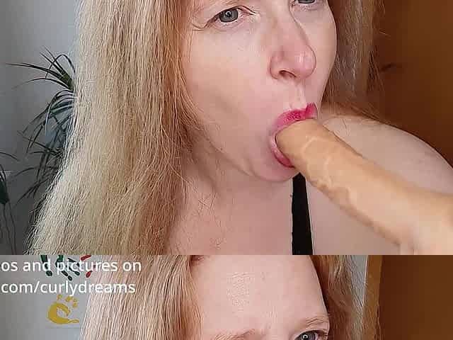 Shaggy_Fantasies With my red lips I suck the sextoy