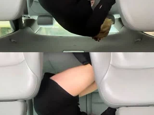 Blonde Babe Squirts in Walmart Car Park
