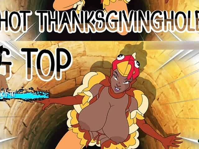 Big Top Thot Thanksgivinghole - This Turkey Costume Is Really Sexy and She Really Knows How to Suck It