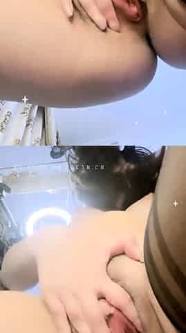 Amateur asian tries to jerk off with a vibrator