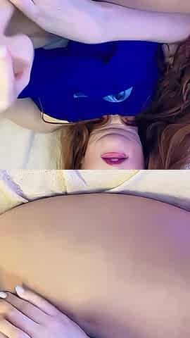 Dildo Through Nylon: Wet and Kinky