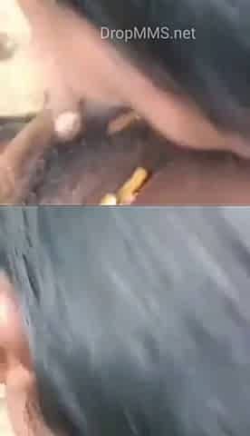 Tamil aunty outdoor blowjob and pussy licking