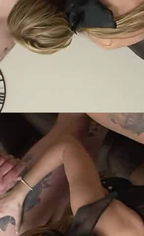 Blindfolded bombshell MILF Stacey Saran facialized from Seth Strong