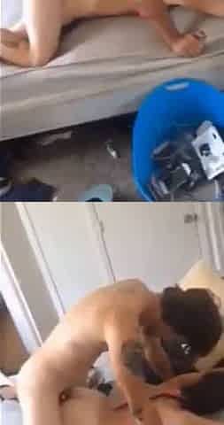 Husband filming wife cheating
