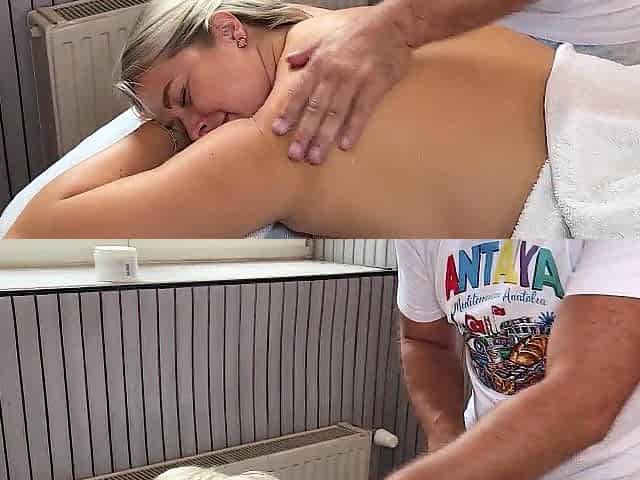 Cheating Wife Went For Massage But Banged By His Very Large Penis