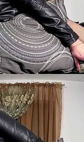Cigar-fetish Goddess Leather, Spit, Dildo JOI and Pussy Smoking Play