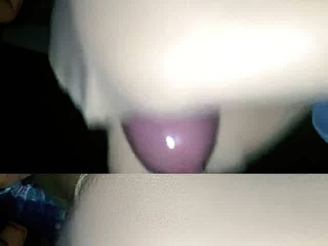 Nylon Feet Jerking Condom Covered Cock