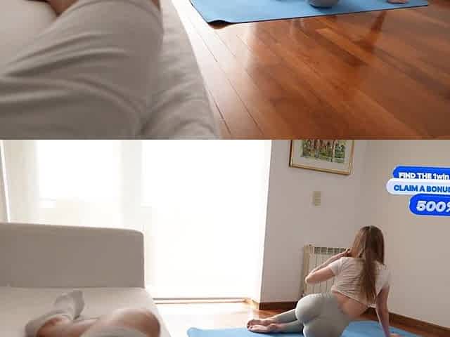 Just Yoga? Nah - Ended Up with a Unfathomable Creampie Right after Workout