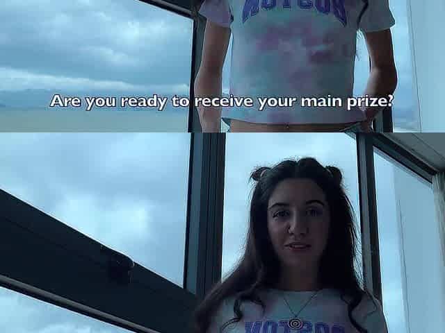 If u hit the ball in the hoop 10 times - I'll let u cum inside me! - Creampie