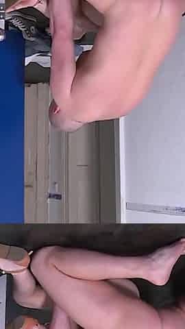 Hot blonde and brunette girls does fucking and sucking with huge cocks