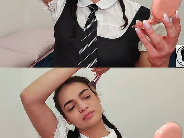 Heavy Make up Transformation CEI Dildo Vibrator Masturbation