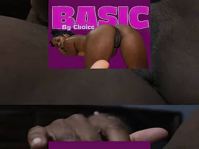 Basic By Choice Model - Cute Black Skinny Thick Bubble Booty Sweetheart