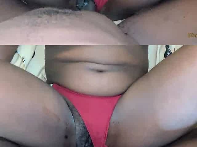 An eighteen-year-old Afro cutie, with a supple figure, visits her taskmaster of the abode.