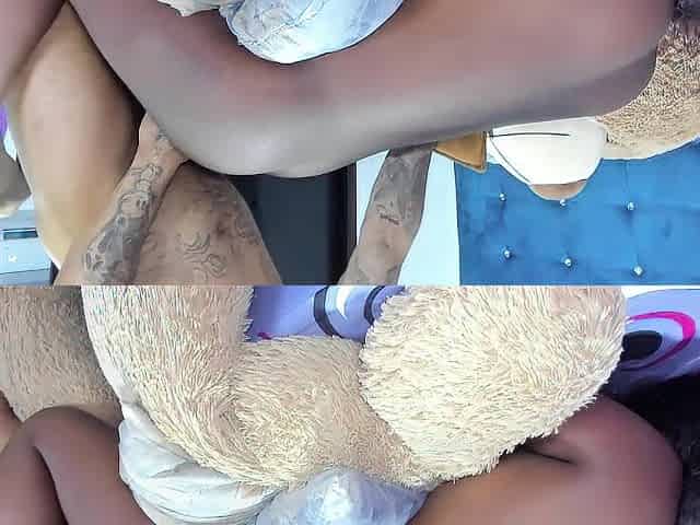 banging me with my booty up