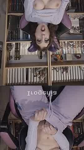Horny Egirl Dildos Herself in Her Gaming Chair