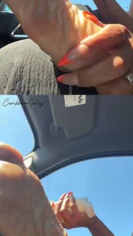 Foot fetish Handjob POV