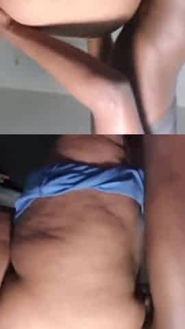 Thick butt black likes when I pound her rectal hole anally