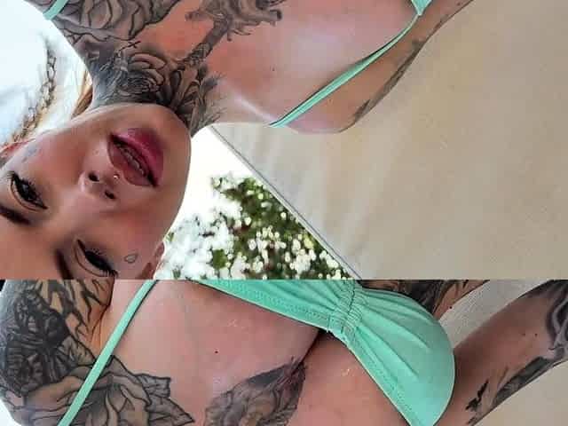 Vacation Sex With Tatted Stepsister
