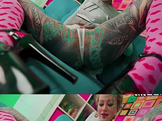 Anal Solo For Skinny Tattoo Girl Dildos And Fuck Her Tiny Asshole